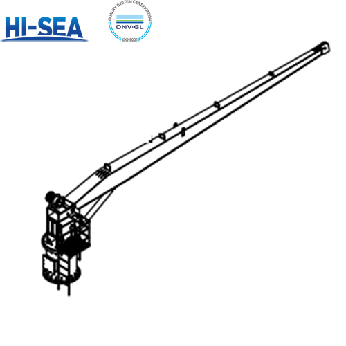 50kN×9m Marine Hydraulic Slewing Crane